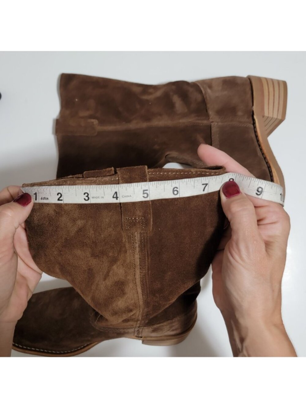 Frye Campus Boots Festival Western Barn Chore Boho Chic Brown Suede Womens 8.5 - Picture 9 of 12